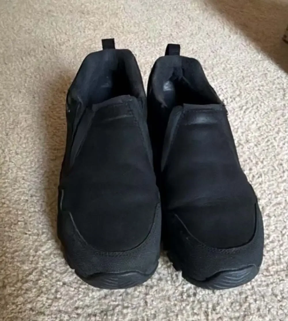 Merrell Men's Coldpack 3 Thermo Moc Waterproof Slip-On Shoes Black